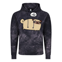 Cloud Black no pug Vintage Hoodie - linhVisuals
