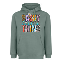 Sage sassy little thing Heavyweight Hoodie - RanaPortraitStore