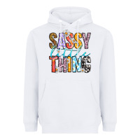 White sassy little thing Heavyweight Hoodie - RanaPortraitStore