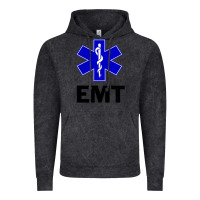 Vintage Black emt ems paramedic star of life caduceus t shirt Vintage Hoodie - linhVisuals