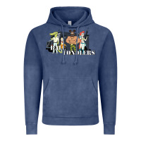 Vintage Denim ball fondlers Vintage Hoodie - linhVisuals