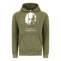 Vintage Olive albert einstein quote1 Vintage Hoodie - linhVisuals