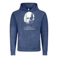 Vintage Denim albert einstein quote1 Vintage Hoodie - linhVisuals