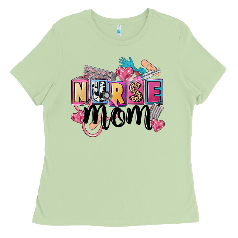 Nurse Mom Ladies Tee by FaDigitalArtStudio | Teevron