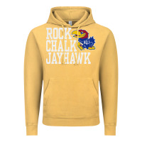 Vintage Mustard rock chalk jayhawk ku tshirt Vintage Hoodie - linhVisuals