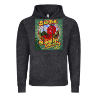 Vintage Black waiting for columbus - little feat Vintage Hoodie - linhVisuals