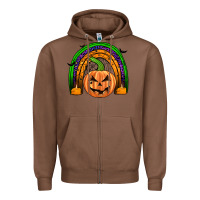 Chestnut halloween rainbow Zipper Hoodie - JahusDesignShop