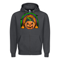 Smoke halloween rainbow Zipper Hoodie - JahusDesignShop