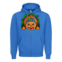 True Royal halloween rainbow Zipper Hoodie - JahusDesignShop