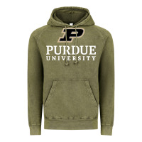 Vintage Olive Purdue University, Apparel Vintage Hoodie - linhVisuals