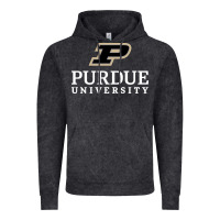 Vintage Black Purdue University, Apparel Vintage Hoodie - linhVisuals