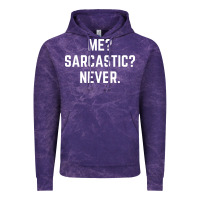 Me? Sarcastic? Never - Funny Sayings Vintage Hoodie | Teevron