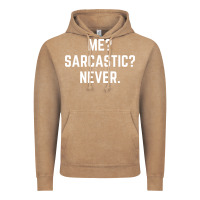 Vintage Coffee Me? sarcastic? never - funny sayings Vintage Hoodie - linhVisuals