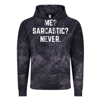 Cloud Black Me? sarcastic? never - funny sayings Vintage Hoodie - linhVisuals
