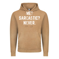 Vintage Camel Me? sarcastic? never - funny sayings Vintage Hoodie - linhVisuals