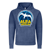 Vintage Denim berlin albatrosse #ffce00 alba berlin, berlin, germany,  bg charlotten Vintage Hoodie - linhVisuals