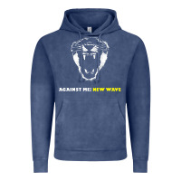 Vintage Denim Against Me! Vintage Hoodie - linhVisuals