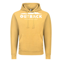 Vintage Mustard Outback Steakhouse Vintage Hoodie - linhVisuals