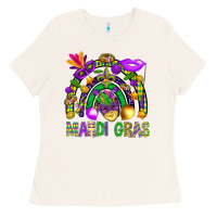 Bone Mardi Gras Rainbow Ladies Tee - BundleAndBundleShop