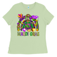 Matcha Mardi Gras Rainbow Ladies Tee - BundleAndBundleShop
