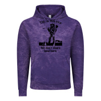 Cloud Purple this is america we don't share land here Vintage Hoodie - linhVisuals
