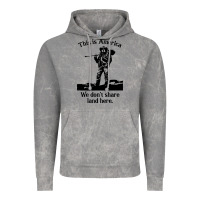 Cloud Rock this is america we don't share land here Vintage Hoodie - linhVisuals