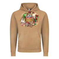 Vintage Camel Christmas Elf Vintage Hoodie - CowhideDigitalArt