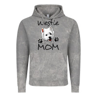 Cloud Rock westie mom dog mama west highland terrier dog Vintage Hoodie - linhVisuals