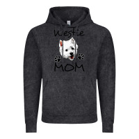 Vintage Black westie mom dog mama west highland terrier dog Vintage Hoodie - linhVisuals