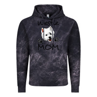 Cloud Black westie mom dog mama west highland terrier dog Vintage Hoodie - linhVisuals