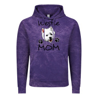 Cloud Purple westie mom dog mama west highland terrier dog Vintage Hoodie - linhVisuals
