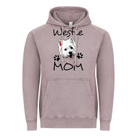 Vintage Zinc westie mom dog mama west highland terrier dog Vintage Hoodie - linhVisuals