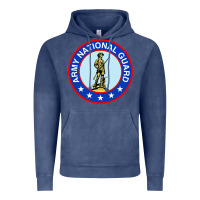 Vintage Denim army national guard Vintage Hoodie - linhVisuals