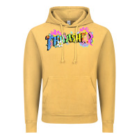 Vintage Mustard trasher Vintage Hoodie - linhVisuals