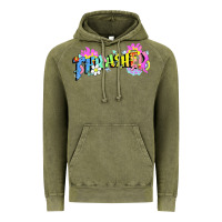 Vintage Olive trasher Vintage Hoodie - linhVisuals