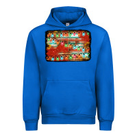 Cobalt christmas serape sunflower background Urban Hoodie - Jasminsmagicworld
