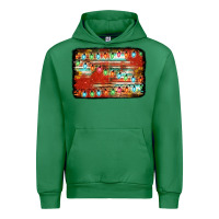 Emerald christmas serape sunflower background Urban Hoodie - Jasminsmagicworld