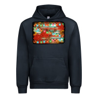 Navy christmas serape sunflower background Urban Hoodie - Jasminsmagicworld