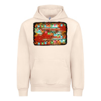 Sandshell christmas serape sunflower background Urban Hoodie - Jasminsmagicworld
