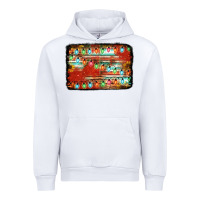 White christmas serape sunflower background Urban Hoodie - Jasminsmagicworld