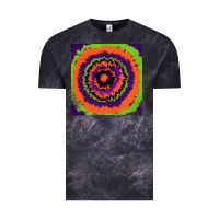 Cloud Black halloween tie  dye pattern Vintage Tee - RanaPortraitStore