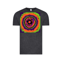 Vintage Black halloween tie  dye pattern Vintage Tee - RanaPortraitStore