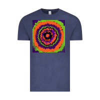 Vintage Denim halloween tie  dye pattern Vintage Tee - RanaPortraitStore