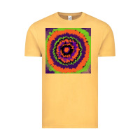 Vintage Mustard halloween tie  dye pattern Vintage Tee - RanaPortraitStore