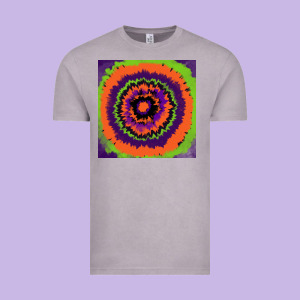 Halloween Tie  Dye Pattern Vintage Tee Designed By Ranaportraitstore