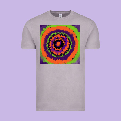 Halloween Tie  Dye Pattern Vintage Tee Designed By Ranaportraitstore