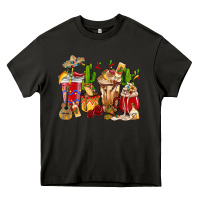 Asphalt Cino De Mayo coffee cups Mexico Heavy Core Tee - HowdyJamesFarm