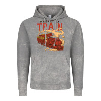 Cloud Rock Whiskey Train Vintage Hoodie - linhVisuals
