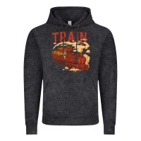 Vintage Black Whiskey Train Vintage Hoodie - linhVisuals