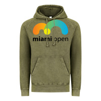 Vintage Olive miami open Vintage Hoodie - linhVisuals
